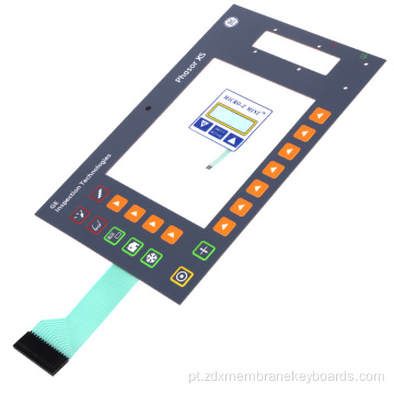 Monitor de tela de toque de montagem em painel